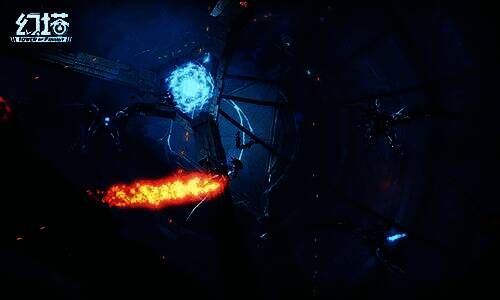 格索托斯智能城全景图,悬浮建筑群与数据流交织,展现高度智能化的未来城市风貌