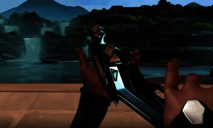 ‘异星霸主’皮肤特写,黑红配色突出,枪身细节刻画精细,充满废土朋克风格