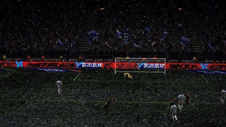 内德维德带球突破后远距离爆射,皮球如炮弹般轰入球门