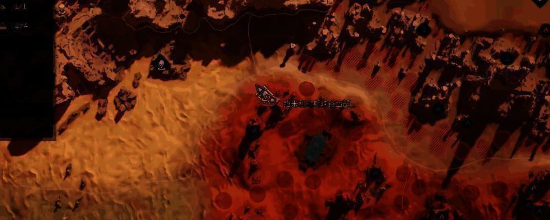 《沙丘:觉醒》维米利乌斯峡谷西部残骸区域实景,沙地遍布机械残骸,远处可见山脉轮廓,适合隐蔽建家