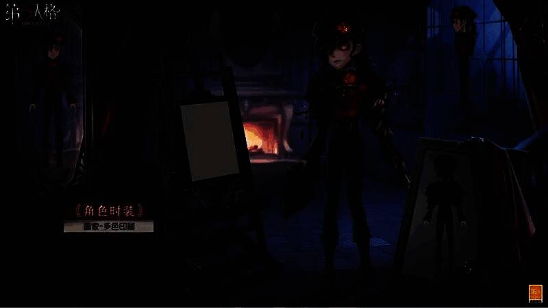 画家角色佩戴新头像与头像框,整体风格融合艺术与哥特元素