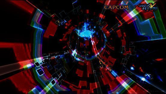 游戏内角色集结画面,艾克斯、零及其他洛克人系列角色站在数据裂隙前,准备迎战