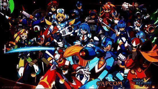 角色装备界面展示,左侧为艾克斯穿戴不同装甲的效果,右侧为武器选择面板