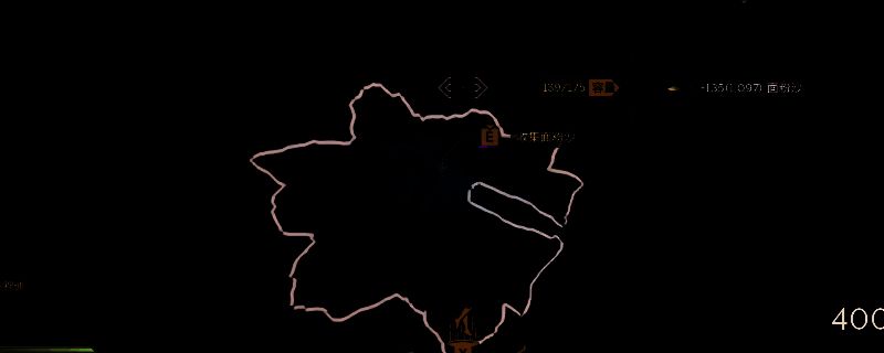 《沙丘:觉醒》游戏中维米利乌斯峡谷西部的面粉沙采集点实景,沙地泛白,标有多个可互动的资源采集标记