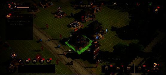 《偃武》阵法布阵界面,玩家可自由调整士兵站位