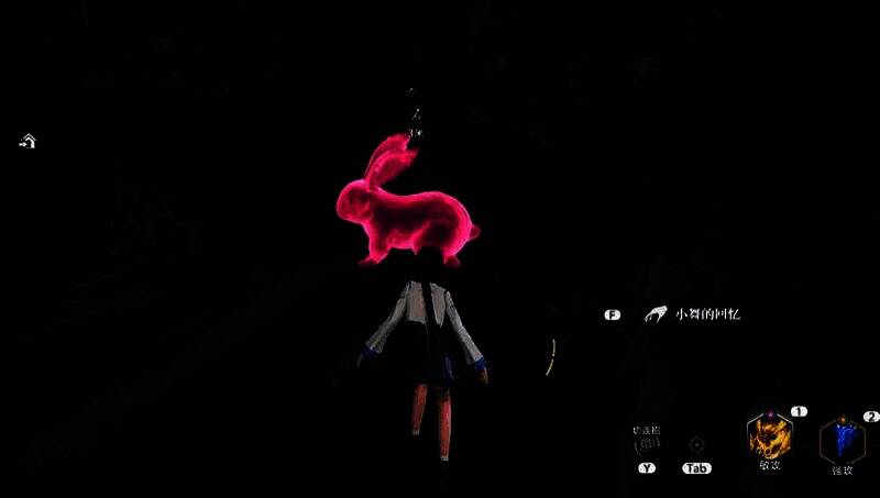 玩家角色在火山区域跳跃至熔岩平台,脚下泛起红色伤害警示圈