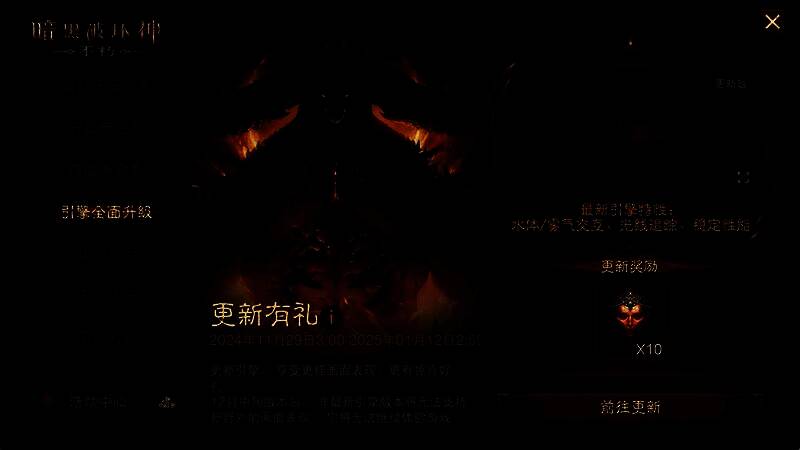 游戏中角色行走在废墟之间,背景是破败神庙与阴沉天空,光影层次分明,极具史诗感