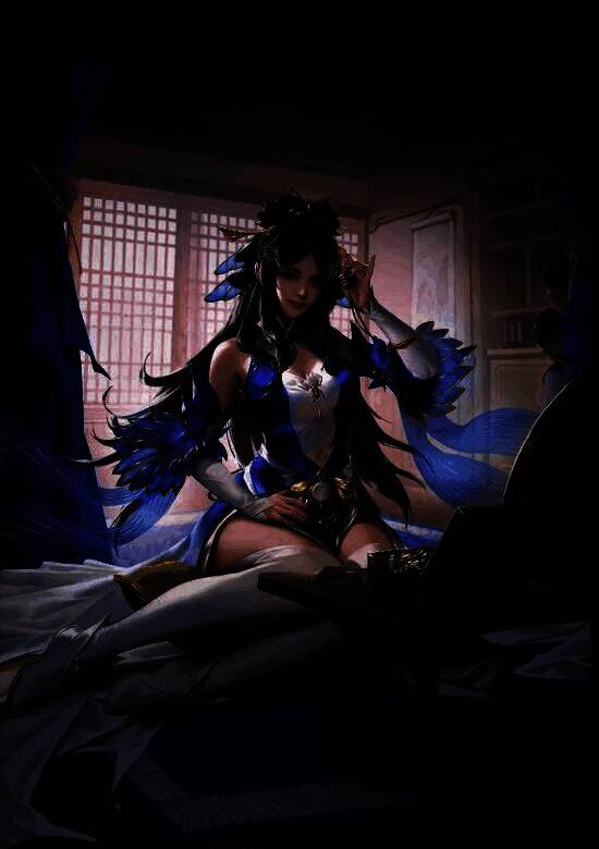 魏国四美之一莫琼树角色形象,发饰如蝉翼般轻盈,面容清丽,身着华服展现古典之美