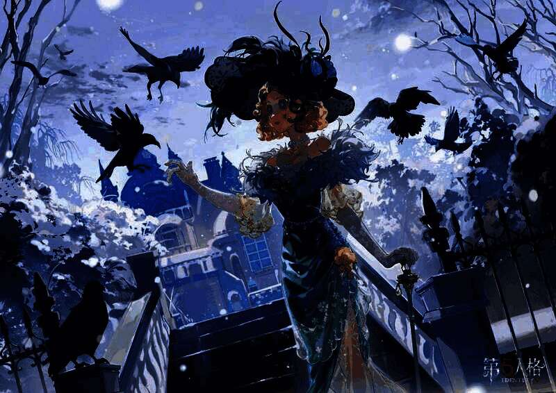 活动现场全景图,砂之船奥莱B馆外布置了《第五人格》主题展台,雪花装饰与庄园风格海报交相辉映