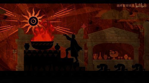 大黑塔悬浮于星空之中，眼神深邃，周围数据流环绕