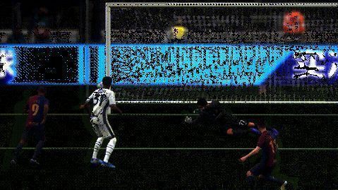 小罗在边路假射晃人后内切搓射破门的精彩操作演示