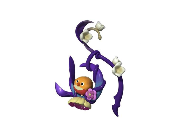 祝福铃兰配饰特写,铃兰花环晶莹剔透,散发柔和光芒