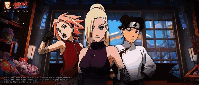 购物甜心活动界面,女忍头顶愿望气泡,学员需快速选择对应礼物