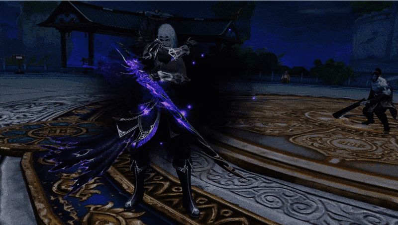 张凯枫周身魔焰升腾,剑影重重,敌人接连倒下