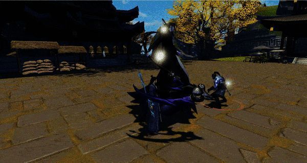 邪影独立行动,绕后偷袭,敌人被击倒