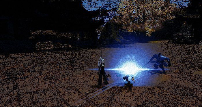 落羽在草丛中布置隐形陷阱,敌人踩中后爆炸