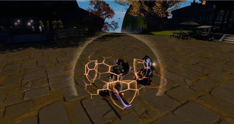 断不悔承受攻击,反弹大量伤害,敌人被反伤击飞