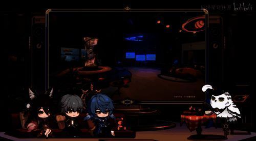 玩家房间内部视角，温馨灯光下摆放着床铺、书架与装饰画，角落还有宠物小机器人来回跑动