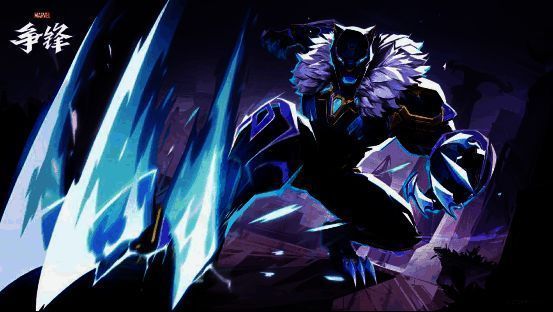 美国队长身穿银蓝色振金装甲,头盔带有瓦坎达纹路,背景为未来都市星空