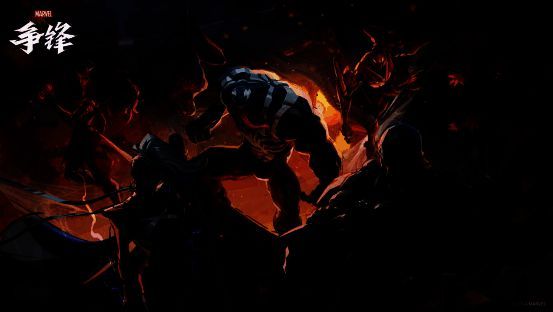 多名英雄合力释放大招,能量光束交织,战场爆炸火光冲天