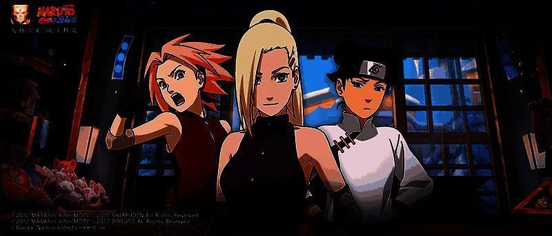 游戏界面中女忍手持愿望卡片,学员正在点击对应礼物,界面色彩明亮,充满节日购物氛围