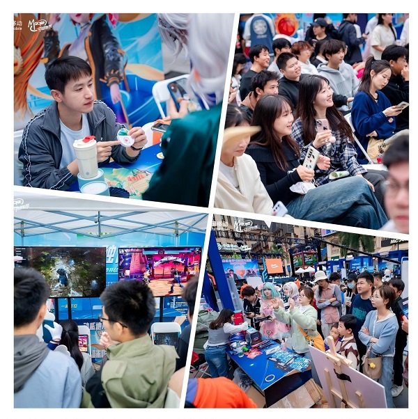 Cosplay选手在舞台上进行才艺展示，装扮成动漫角色，妆造精致，动作富有表现力