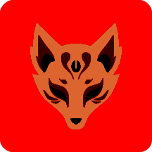 德尔塔面具 官方正版 VR6566BB1C-kitsune